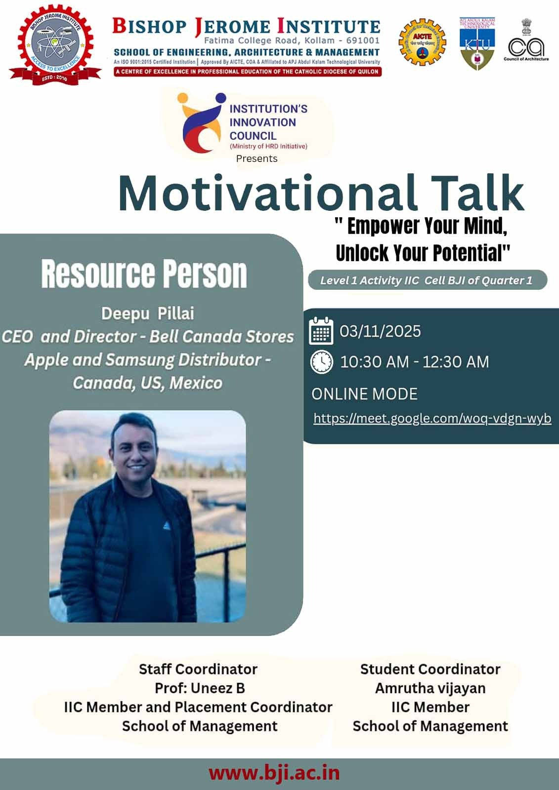 Motivational Talk - Empower your mind, Unlock Your Potential